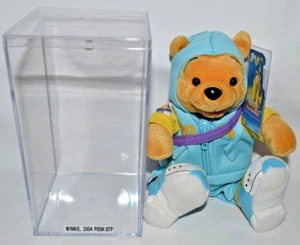 NWT-2004 RARE DISNEY THEME PARK-WINNIE THE POOH BEAN BAG BEANIE-BACKPACK-ZIPPERS - Foto 1 di 10