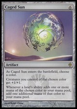 Magic the Gathering MTG Caged Sun (132) New Phyrexia   LP