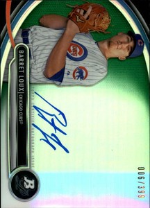 2013 Bowman Platinum Prospect Autographs Green Refractors #BL Barret Loux /399