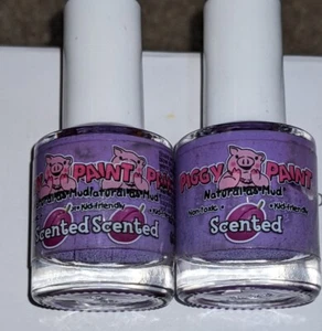 2 Piggy Paint 0.25 oz./7.4 ml Scented Nail Polish - Funky Fruit Kid Friendly - Picture 1 of 3