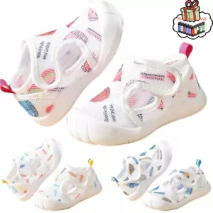 Summer Toddler Girls Boys Shoes Sandals Flat Bottom Breathable Soft Shoes - Picture 1 of 26