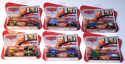 6 sets 12 NEW CARS Disney Mini Adventures RACE RODS - Image 1 of 4