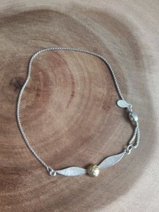 Alex and Ani Harry Potter Golden Snitch Adjustable Bracelet 925 Sterling Silver - Picture 1 of 6