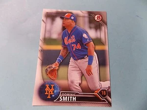 2016 Bowman Draft #BD176 Dominic Smith New York Mets Las Vegas 51s - Picture 1 of 2