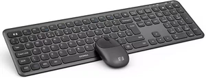 seenda 2.4G Ultra Thin Wireless Keyboard and Mouse Combo, Full-Size Cordless Set - Photo 1/7