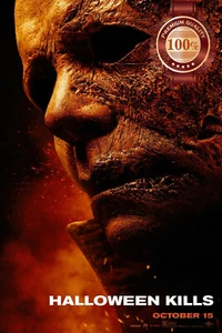 HALLOWEEN KILLS 2021 MASK ORIGINAL OFFICIAL CINEMA MOVIE PRINT PREMIUM POSTER - Bild 1 von 6