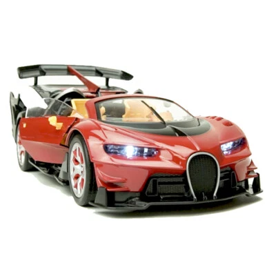 1/14 Red Battery Operated Remote Control Super Racing Vehicle Model Kid Toy Car - Image 1 of 4