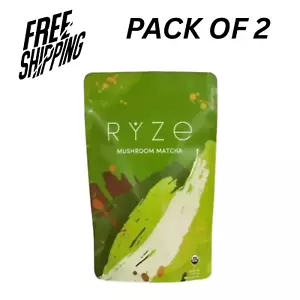2 pack RYZE Mushroom Matcha Coffee Ryze Mushroom Mactha 180g - 30 Servings - Picture 1 of 1