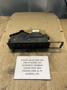 Toyota Hilux Surf MK5 1992 2.4 Diesel Climate Control Unit 3559125010 - Picture 1 of 8