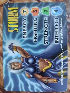 OverPower Marvel IQ Fleer 1996 Storm Hero Character Card Rare - Picture 1 of 2