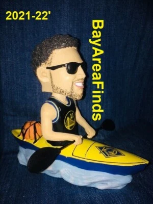 Golden State Warriors Klay Thompson Kayak Bobblehead 20/01/2022 SGA Bobble GSW GS Foto 1 de 2