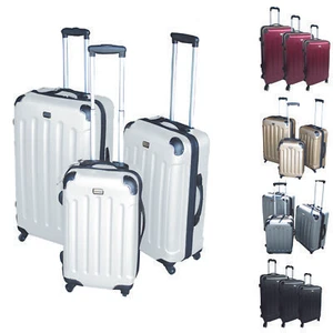 3tlg Hartschalenkoffer Reisekofferset Kofferset Koffer Trolley - Bild 1 von 5