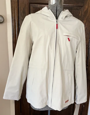 Abrigo Chaqueta Mujer Weatherproof Garment Company Estilo Caqui Off White Talla L” Foto 1 de 4