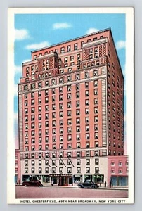 New York City NY, Hotel Chesterfield, Vintage Postkarte - Bild 1 von 2