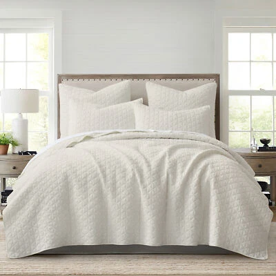 Rowan White Quilt Set- HomThreads by Levtex Home - Image 1 of 4