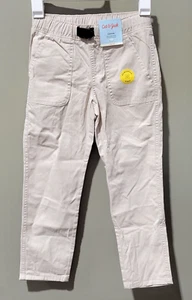 Cat & Jack Boys' Size 4 Light Beige Utility Pants w/ Adjustable Buckle Waist - Picture 1 of 5