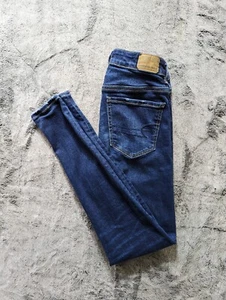 American Eagle Hi Rise Jegging Women's Jeans Size 2 Regular Dark Wash - Picture 1 of 13