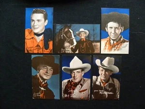 (12) VINTAGE WESTERN STAR ARCADE / EXHIBIT CARDS - GENE AUTRY - Picture 1 of 4