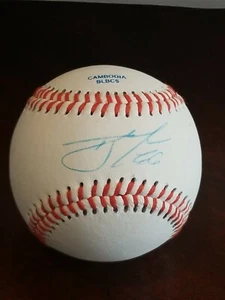 Tj McFarland signed baseball autographed ball auto signature authentic real mlb - Picture 1 of 2