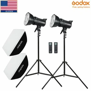 EE. UU. 2 x Godox SL 60W 5600K Estudio Fotografía LED Video Luz Iluminación para Boda - Imagen 1 de 11