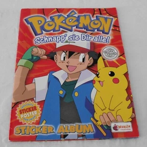 Pokémon Sticker Album 1999 Merlin Collection mit ca. 145 Sticker eingeklebt - Bild 1 von 24