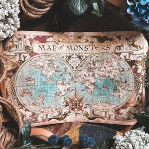 Tronco Mágico Harry Potter Criaturas Mágicas Mapa de Monstruos Póster Arte NUEVO - Imagen 1 de 4