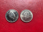 Lot Of 2 Obsolete Monaco Circulated France French 2 Franc Coins 1982 Au Nice!