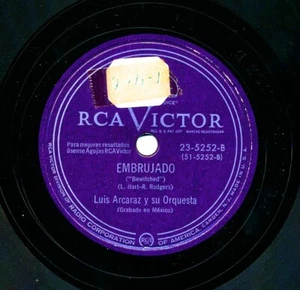 LUIS ARCARAZ y su Orquesta on RCA Victor 23-5252 - Embrujado / Johnson Rag - Imagen 1 de 1