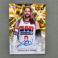 WWE NXT Topps Kassius Ohno Auto Wrestling Card Autograph Chris Hero