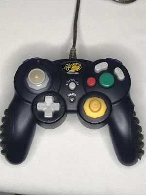 🏵️MAD CATZ Wired Nintendo Game Cube Controller Pro Pad (Blue) Sapphire #5626 - Image 1 of 4