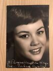 FOTOGRAFIA VINTAGE  Valeria Moriconi SIGNED AUTOGRAFO AUTOGRAPH ORIGINAL Attrice