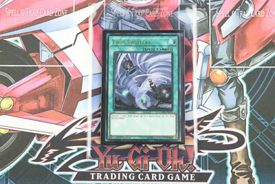 YuGiOh Spell Card Twin Twisters LEHD-ENC20 1st Edition Ultra Rare  - Image 1 of 2