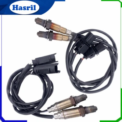4X Up+Downstream Oxygen Sensor 234-5137 234-4473 For BMW 325i 330i 525i X3 04-06 - Image 1 of 4