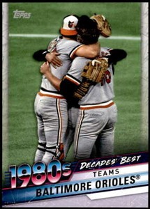 Baltimore Orioles 2020 Topps Decade's Best Series 2 5x7 #DB-60 /49