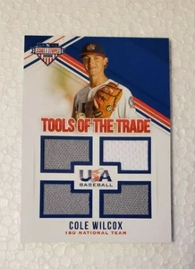2018 USA Baseball Stars and Stripes Tools of the Trade #32 Cole Wilcox 171/299 - Picture 1 of 2