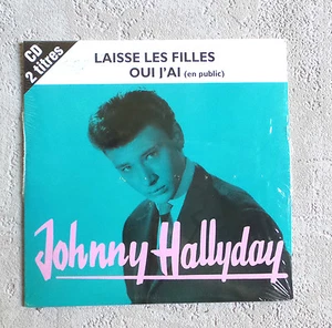 AUDIO CD / JOHNNY HALLYDAY - LASS MÄDCHEN / JA ICH HABE - CDS 2T SELTEN - Bild 1 von 1