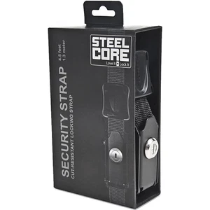 Kriega Steel Core Sicherheitsgurt mit Stahlkern Diebstahlschutz Schloss schwarz - Bild 1 von 3
