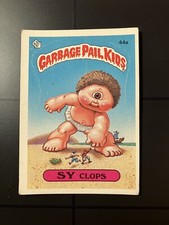 1985 Garbage Pail Kids Series 2 OS2 GPK 44a Sy Clops Glossy Puzzle Back