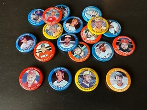 ⚾️ 1984 Fun Foods Baseball Player Buttons - Pick a Player ⚾️