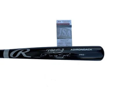 Matt Vierling Signed & Inscribed "Eat Em Up Tigers" Bat Detroit Tigers JSA COA - Image 1 of 4