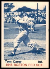 1975 TCMA 1946 Boston Red Sox Blue Names #NNO Tom Carey EX Boston Red Sox