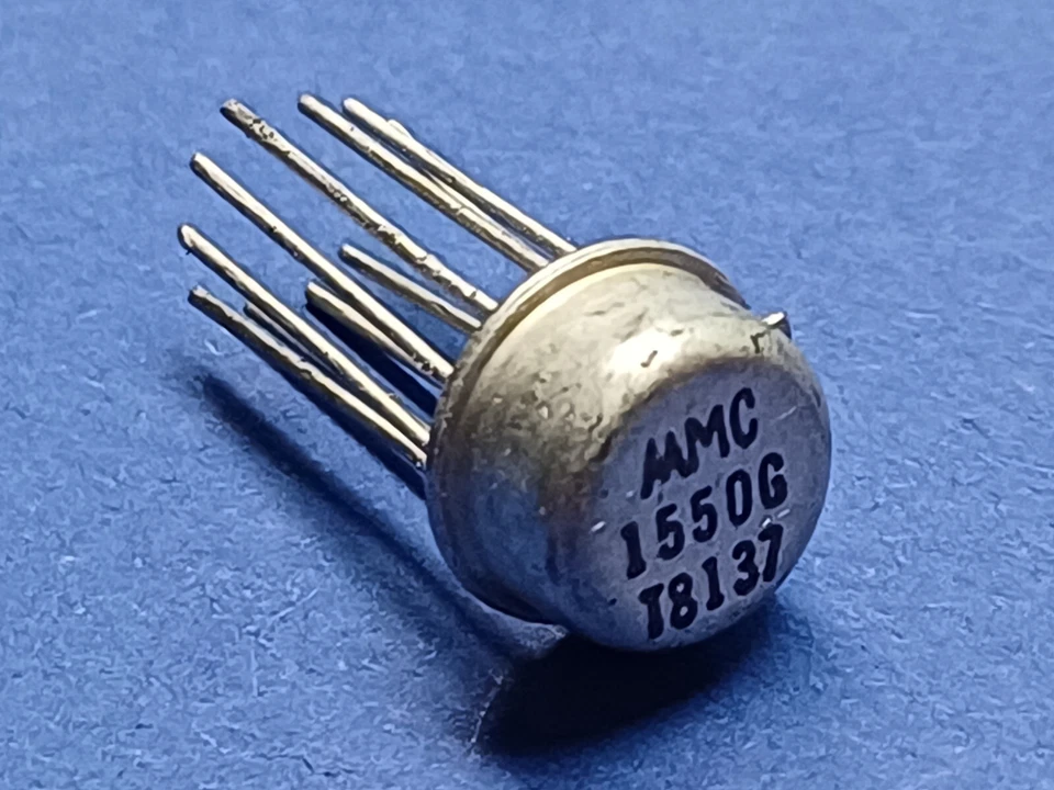 MC1550G MOTOROLA  OPAMP TO-99 - Image 1 of 1