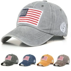 Gorra de béisbol para hombre bandera estadounidense hombre táctica ejército algodón militar sombrero - Imagen 1 de 18