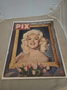 1960 NOVEMBER 5 PIX MAGAZINE JAYNE MANSFIELD COVER VG - Picture 1 of 3