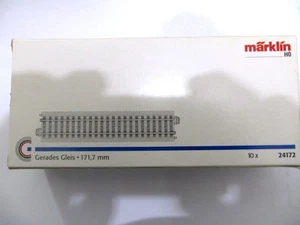 Märklin HO , C-Gleis 24172 10x gerade und Neu in OVP - Bild 1 von 1