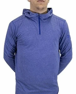 Under Armour Mens Blue Threadborne Knitted Hoodie Size Large 1301587-408 NWT - Picture 1 of 6