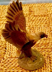 American Heritage Bald Eagle Porcelain Figurine Americana Collection 6.5” T - Picture 1 of 12