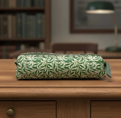 William Morris Willow Bough Fabric Pencil Case Stationery Christmas Gift NEW - Image 1 of 3