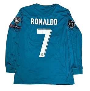 Ronaldo 2017/18 Real Madrid Long Sleeve Jersey - Men’s S - Picture 1 of 2