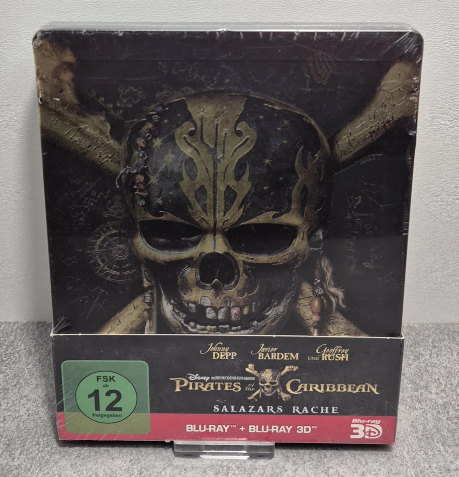 Pirates Of The Caribbean Salazars Rache Steelbook Blue Ray